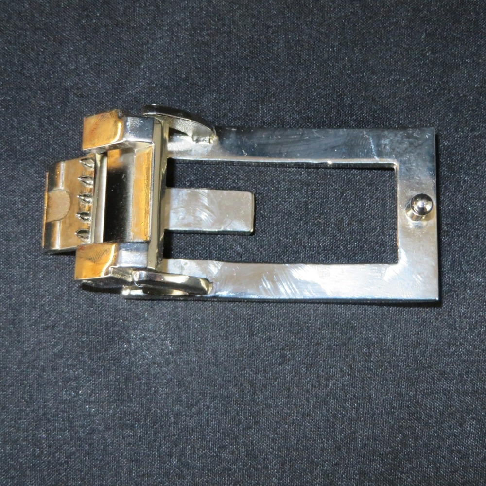 Gucci Silver G Logo Belt Buckle Replacement Square Logo Hardware Womens - Picture 3 of 9